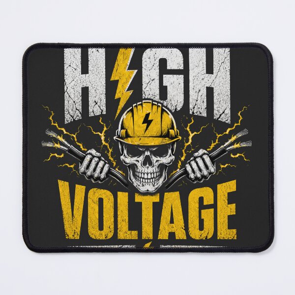 Item preview, High Voltage Electrician Shirt designed and sold by Drip5.