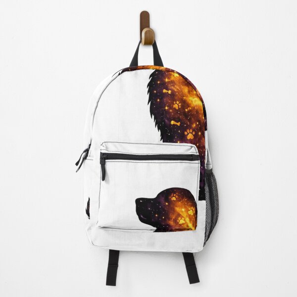 Item preview, Galactic Retriever Golden Dog Nebula Space Silhouette designed and sold by tineldesign.