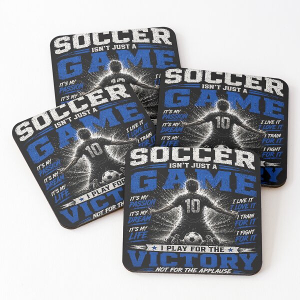 Item preview, Soccer Isn’t Just A Game – Victory Mindset Football Motivation Design designed and sold by IdentityThread.