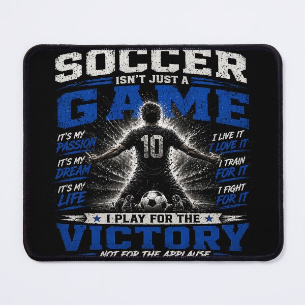 Item preview, Soccer Isn’t Just A Game – Victory Mindset Football Motivation Design designed and sold by IdentityThread.