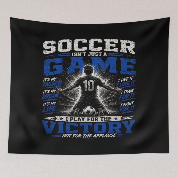 Item preview, Soccer Isn’t Just A Game – Victory Mindset Football Motivation Design designed and sold by IdentityThread.