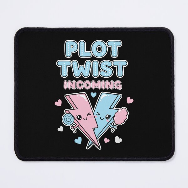 Item preview, Gender Reveal Plot Twist Incoming Baby Shower designed and sold by LuminOrb.