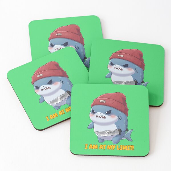 Item preview, I Am At My Limit! - Chibi Shark designed and sold by Nature's Chibis.