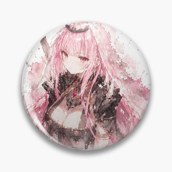 Item preview, Mori Calliope Watercolor Potrait designed and sold by ChromiraStudios.