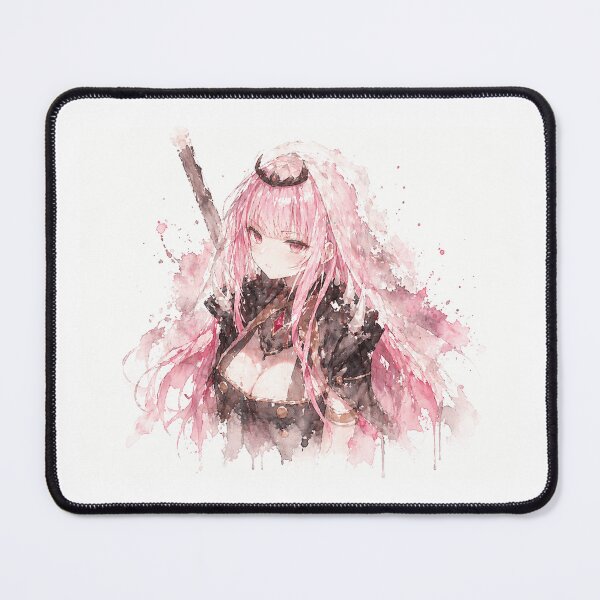Item preview, Mori Calliope Watercolor Potrait designed and sold by ChromiraStudios.