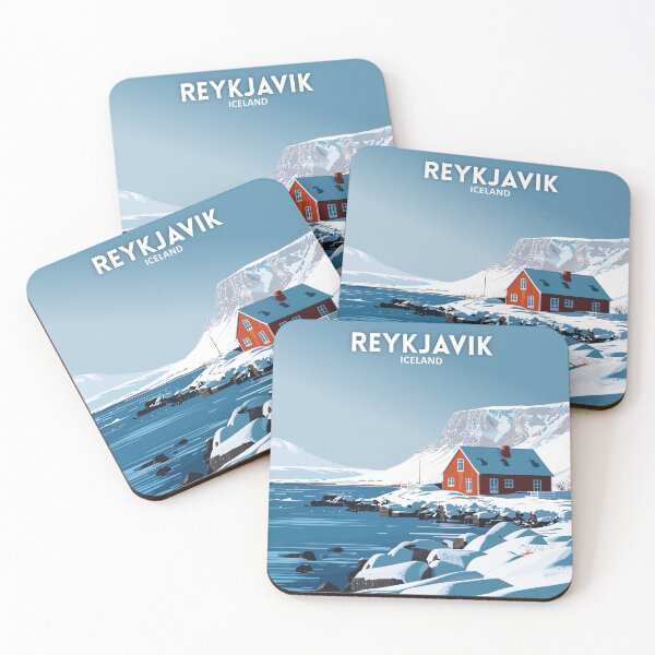 Item preview, Reykjavik Iceland - Travel art designed and sold by Marciolini.