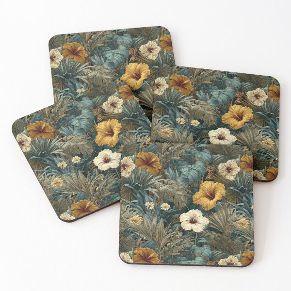Item preview, Stunning Tropical Floral  - Birth Flower Motif  - One Year Anniversary Gifts designed and sold by RoyalStarsPatts.
