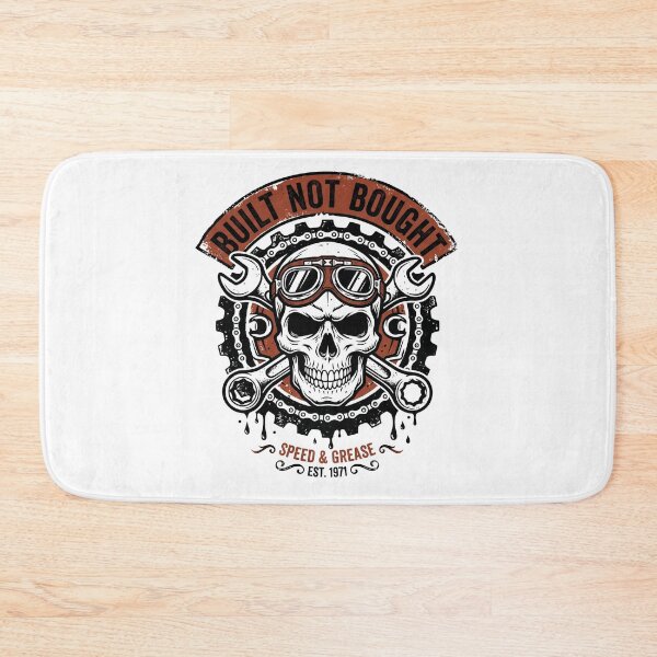 Item preview, Vintage Mechanic Skull Wrench Built Not Bought Motorsport T-Shirt designed and sold by Egyptian king ⭐⭐⭐⭐⭐.