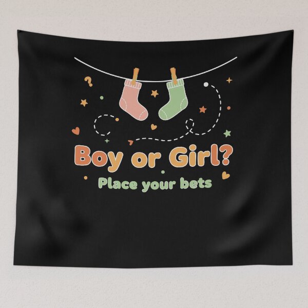 Item preview, Gender Reveal Boy Or Girl Place Your Bets Baby designed and sold by LuminOrb.