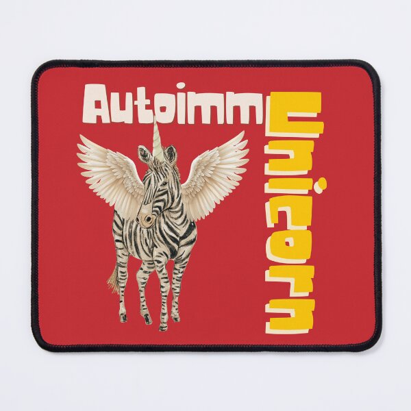 Item preview, Autoimmune Chronic Illness Zebra Unicorn designed and sold by pulse_retail.