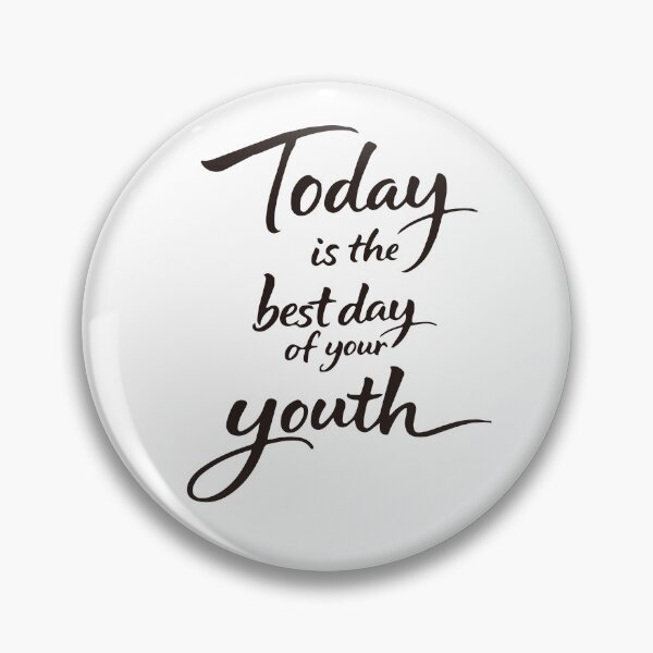 Item preview, Today Is The Best Day Inspirational Calligraphy designed and sold by cyj1978store.