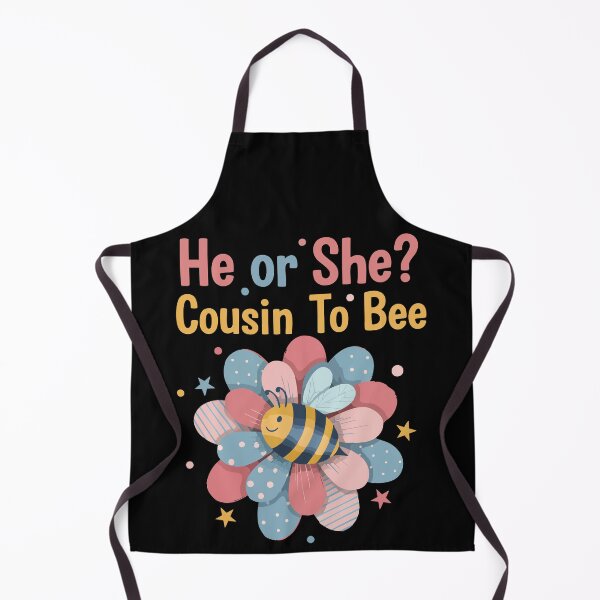 Item preview, Gender Reveal He Or She Cousin To Bee Baby Shower designed and sold by LuminOrb.