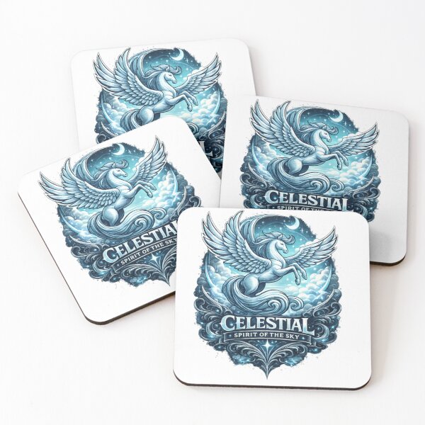 Item preview, Celestial Pegasus Spirit of the Sky Vintage Mythology Winged Horse  designed and sold by CatLovers Studio.
