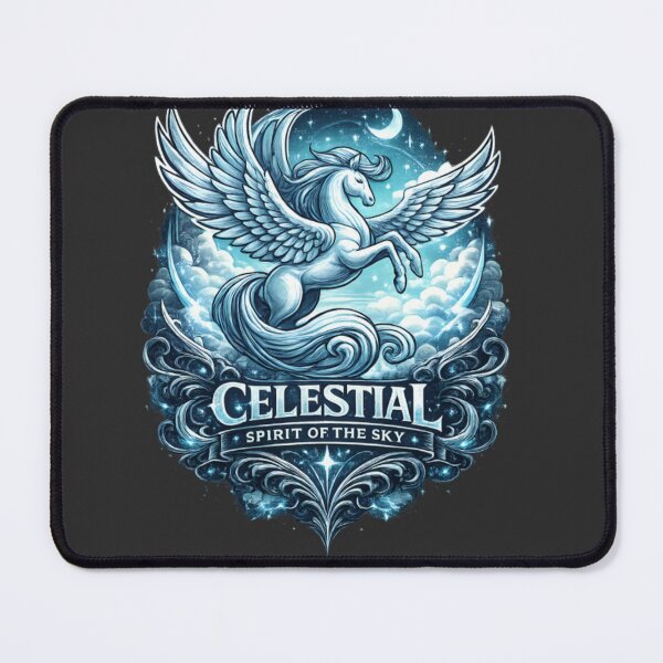 Item preview, Celestial Pegasus Spirit of the Sky Vintage Mythology Winged Horse  designed and sold by CatLovers Studio.