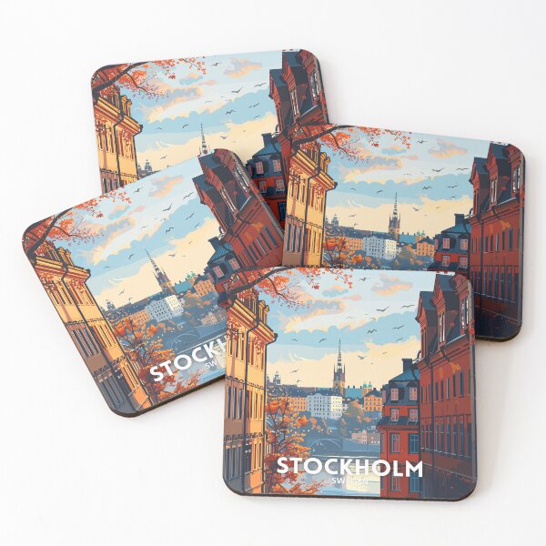 Item preview, Estocolmo Suecia - Arte de viaje designed and sold by Marciolini.