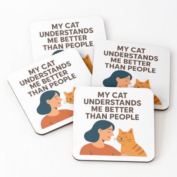Item preview, Cat Lover Shirt – My Cat Understands Me Better Than People designed and sold by PeterskyDesign.