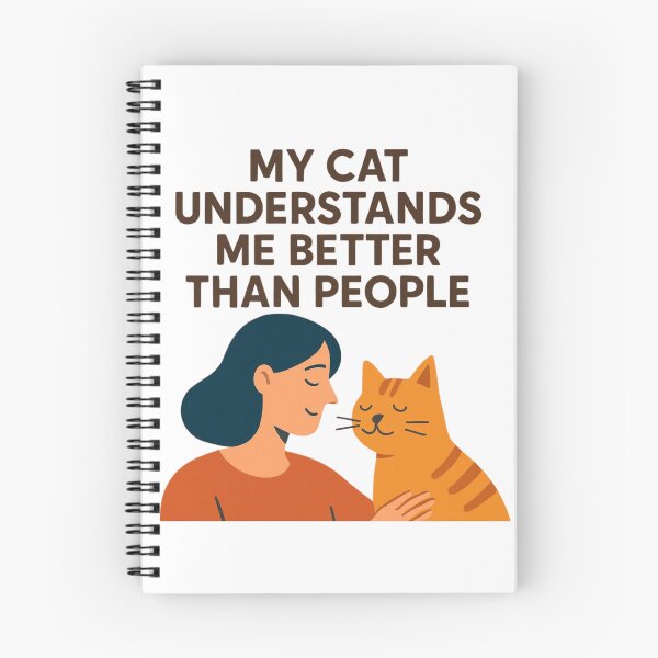 Item preview, Cat Lover Shirt – My Cat Understands Me Better Than People designed and sold by PeterskyDesign.