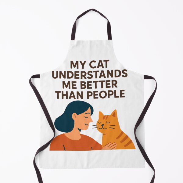 Item preview, Cat Lover Shirt – My Cat Understands Me Better Than People designed and sold by PeterskyDesign.