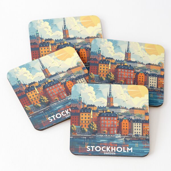 Item preview, Estocolmo Suecia - Arte de viaje designed and sold by Marciolini.