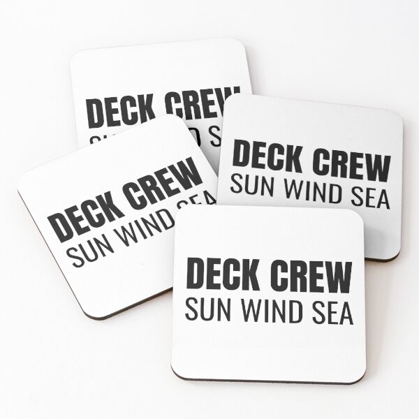 Item preview, Deck Crew Sun Wind Sea (Black) designed and sold by ShipCrewNation.