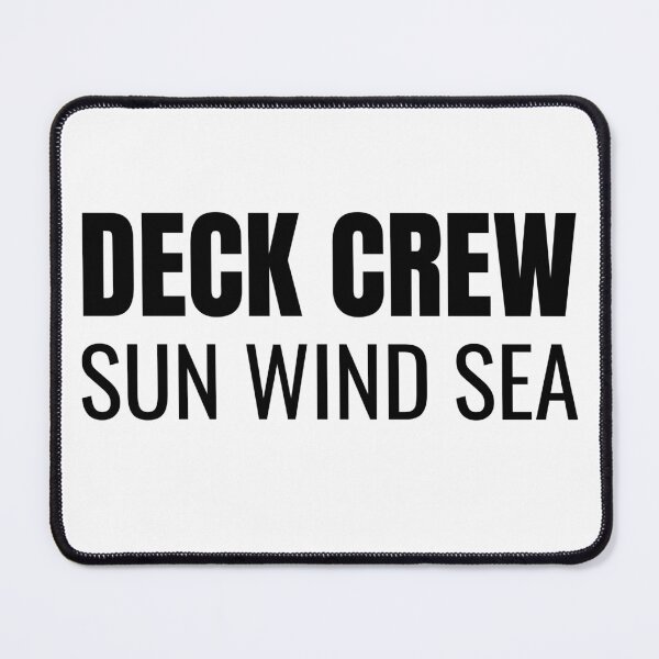 Item preview, Deck Crew Sun Wind Sea (Black) designed and sold by ShipCrewNation.
