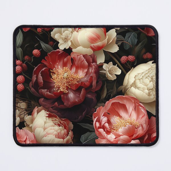 Item preview, Floral pattern with peonies designed and sold by Leylita Design.