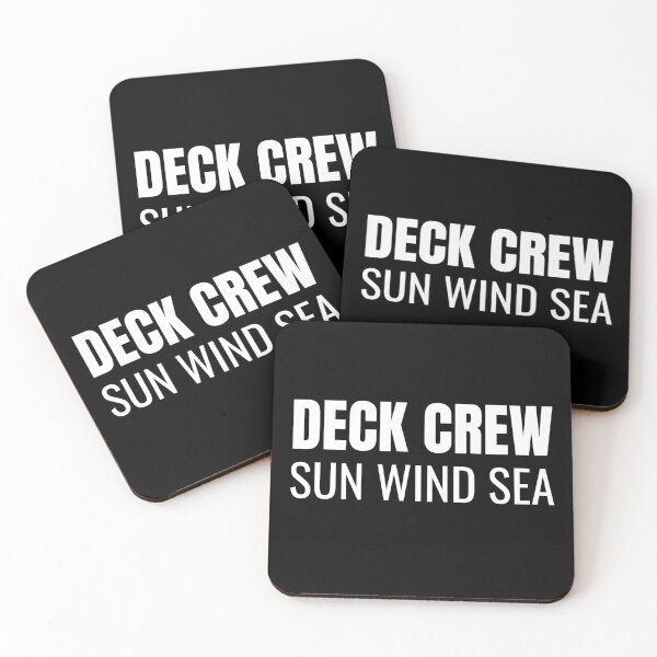 Item preview, Deck Crew Sun Wind Sea (White) designed and sold by ShipCrewNation.