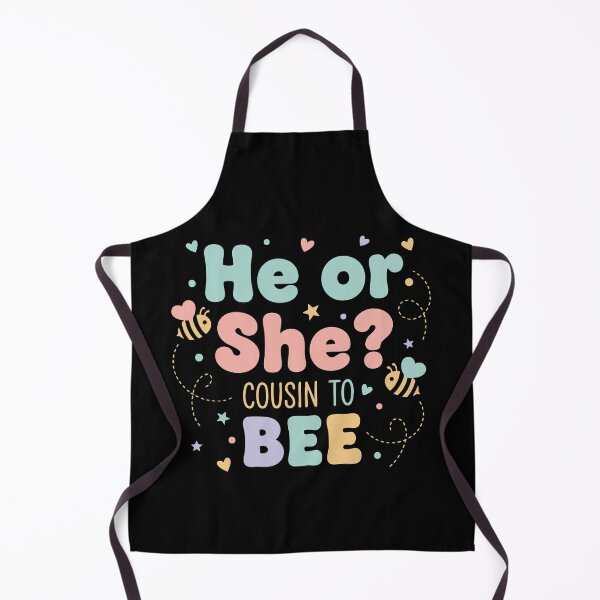Item preview, Gender Reveal He Or She Cousin To Bee Baby Shower designed and sold by LuminOrb.