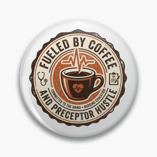Item preview, Fueled By Coffee and Preceptor Hustle Funny Nurse Preceptor T-Shirt designed and sold by Egyptian king ⭐⭐⭐⭐⭐.