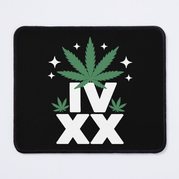 Item preview, IV XX 420 Roman Numeral Weed Funny Stoner Joke designed and sold by Say It With Ink.