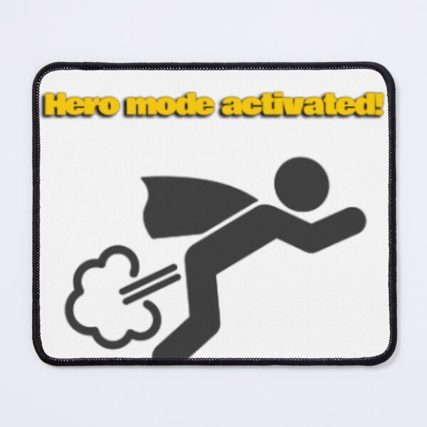 Item preview, Hero Mode Activated Fart Meme – Funny Superhero T-Shirt Design T-Shirt designed and sold by TitanGiggle .