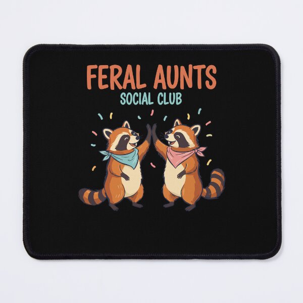 Item preview, Gender Reveal Feral Aunts Social Club Baby Shower designed and sold by LuminOrb.
