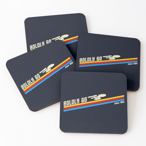 Item preview, Boldly Go – Retro Sci‑Fi Starship Silhouette (Since 1966) designed and sold by VoglR.