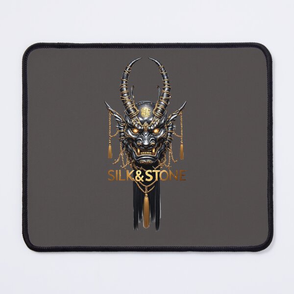 Item preview, SILK & STONE I The Obsidian Hannya Mask I No. 02 designed and sold by Shift-Bloom.