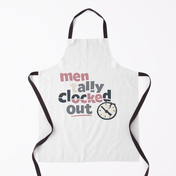 Item preview, "Mentally Clocked Out" | Aesthetic Sarcastic Quote & Office Humor Art designed and sold by Naviora.