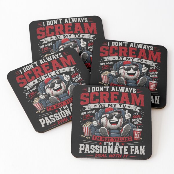 Item preview, I’m Not Yelling I’m A Passionate Fan – Funny Sports Fan Humor Design designed and sold by IdentityThread.