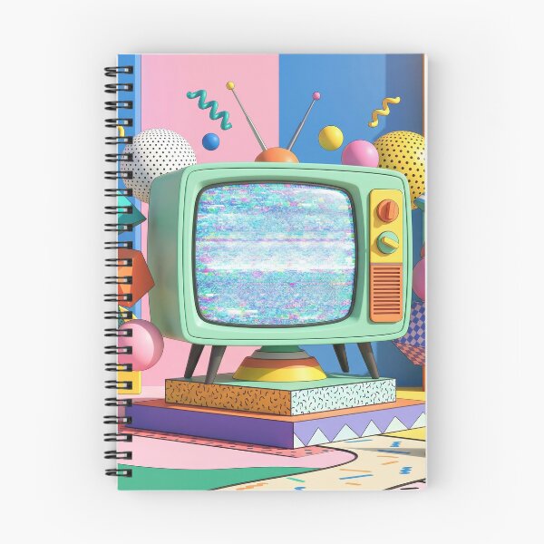 Item preview, Retro TV with 80s geometric shapes designed and sold by AnnArtshock.