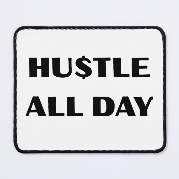 Item preview, Hustle All Day Black Money Grind Motivational Quote designed and sold by rareflex.