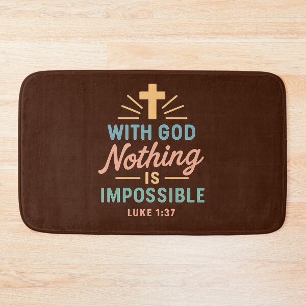 Item preview, With God Nothing Is Impossible designed and sold by jmatix.