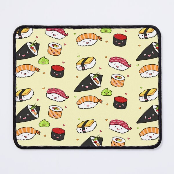 Item preview, Sushi Rolls - Kawaii Sushi Rolls, Japanese Food Cartoon, Adorable Anime Style Sushi Design designed and sold by trendieprints.