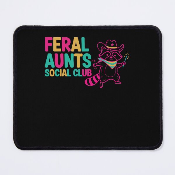 Item preview, Gender Reveal Feral Aunts Social Club Baby Shower designed and sold by LuminOrb.