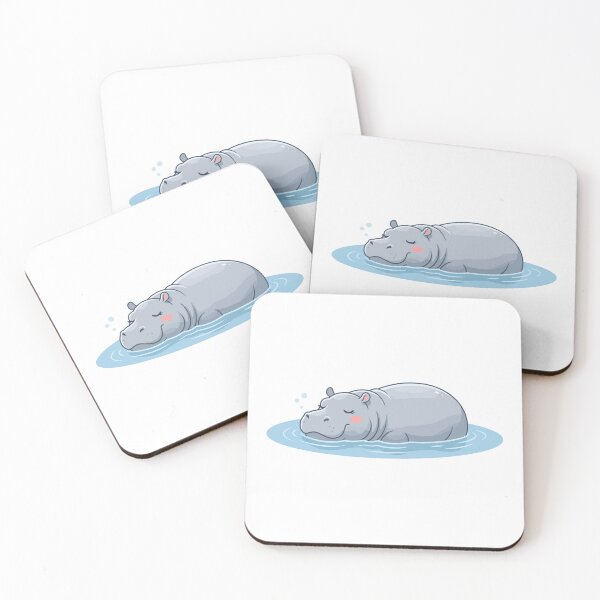 Item preview, Resting Murder Face Funny Hippopotamus designed and sold by Petzzz.