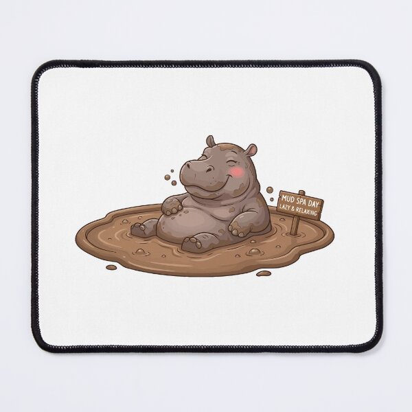 Item preview, Mud Spa Zen Master Chilling Hippopotamus designed and sold by Petzzz.