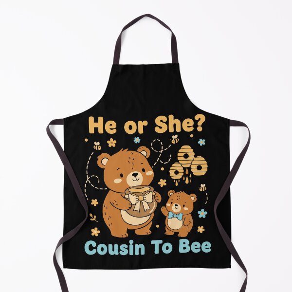 Item preview, Gender Reveal He Or She Cousin To Bee Baby Shower designed and sold by LuminOrb.