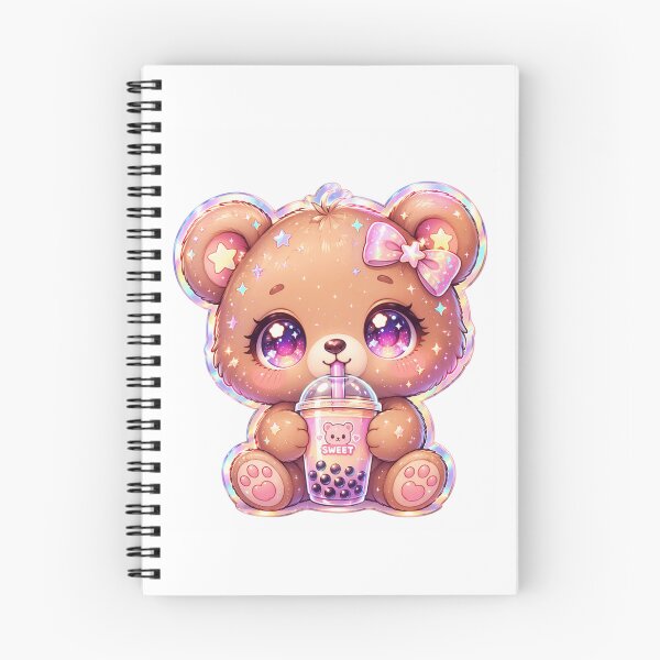 Item preview, Galaxy Boba Bear - Kawaii Holographic Bubble Tea Teddy Bear designed and sold by Ashley critters.