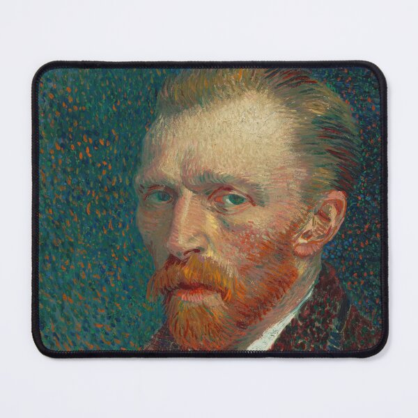 Item preview, Self Portrait 4 by Vincent van Gogh: Vibrant Post Impressionist Art Print designed and sold by artofuniverse.