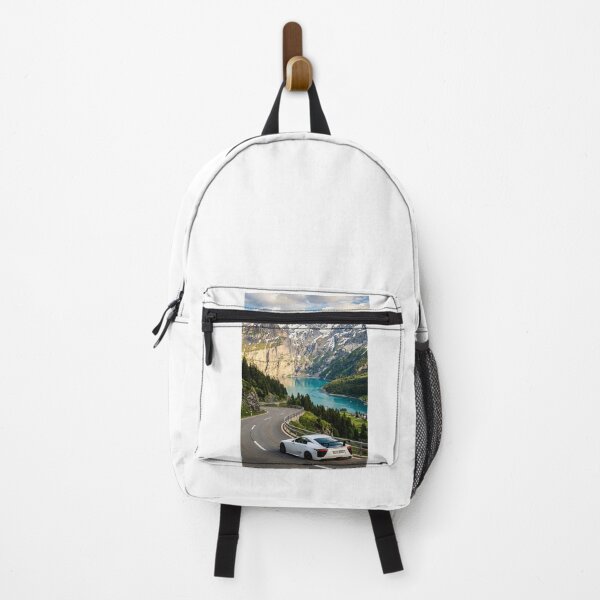 Item preview, Exotic car driving above turquoise lake designed and sold by RevUpDesign.