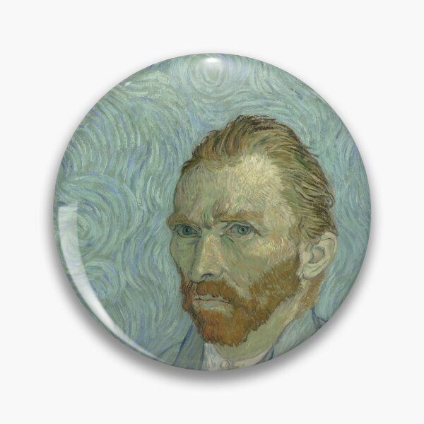 Item preview, Self Portrait 5 by Vincent van Gogh: Post Impressionist Fine Art Print designed and sold by artofuniverse.
