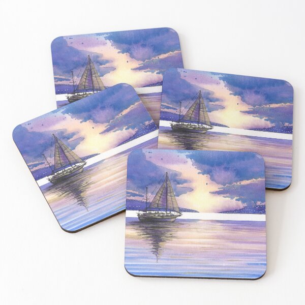 Item preview, Twilight Horizon Sail - Seascape Adventure designed and sold by Cass Harker Studio.