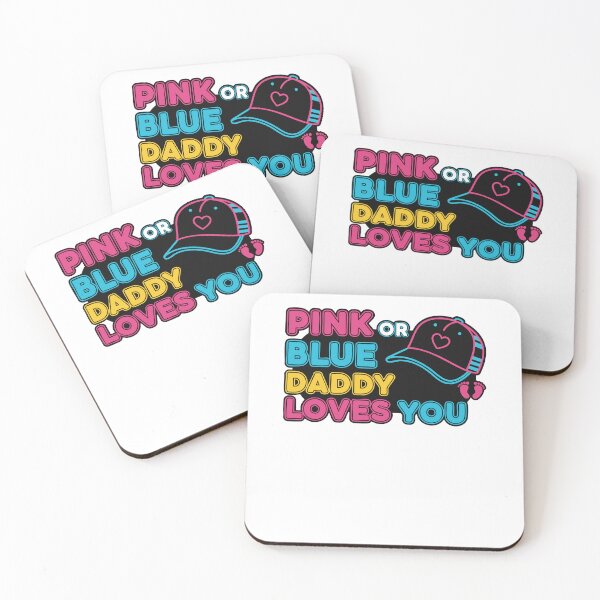 Item preview, Gender Reveal Pink Or Blue Daddy Loves You Baby designed and sold by LuminOrb.